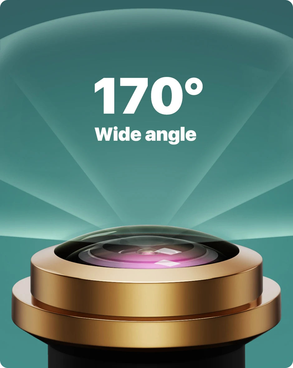 GreenYi Câmera Traseira para Carro AHD 1920x1080P Lente Dourada Olho de Peixe 170° Full HD Visão Noturna Câmeras Frontais para Reversão de Veículos G899
