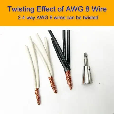 1PC Wire Twisting Tools Quickly Twister Electrician Artifact for Power Drill Drivers Twisted Connector Cable Device Multi-tool 