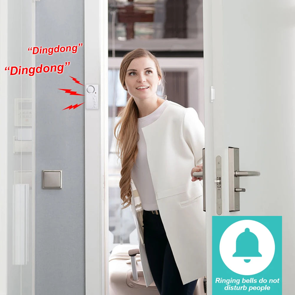 New Freezer Door Alarm with Delay 3/15/30/60 Seconds Adjustable Delay Refrigerator Alarm Wireless Door Open Ala