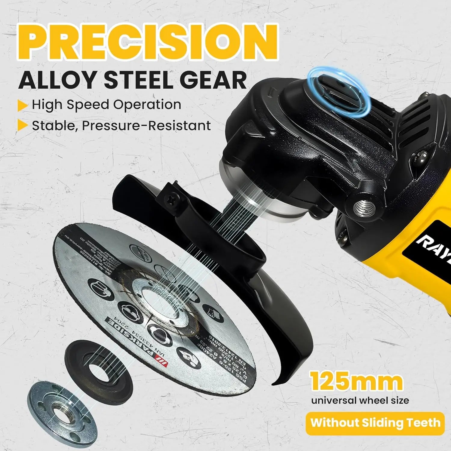 Cordless Angle Grinder for Dewalt 20V Batteries, 4-1/2 Inch
