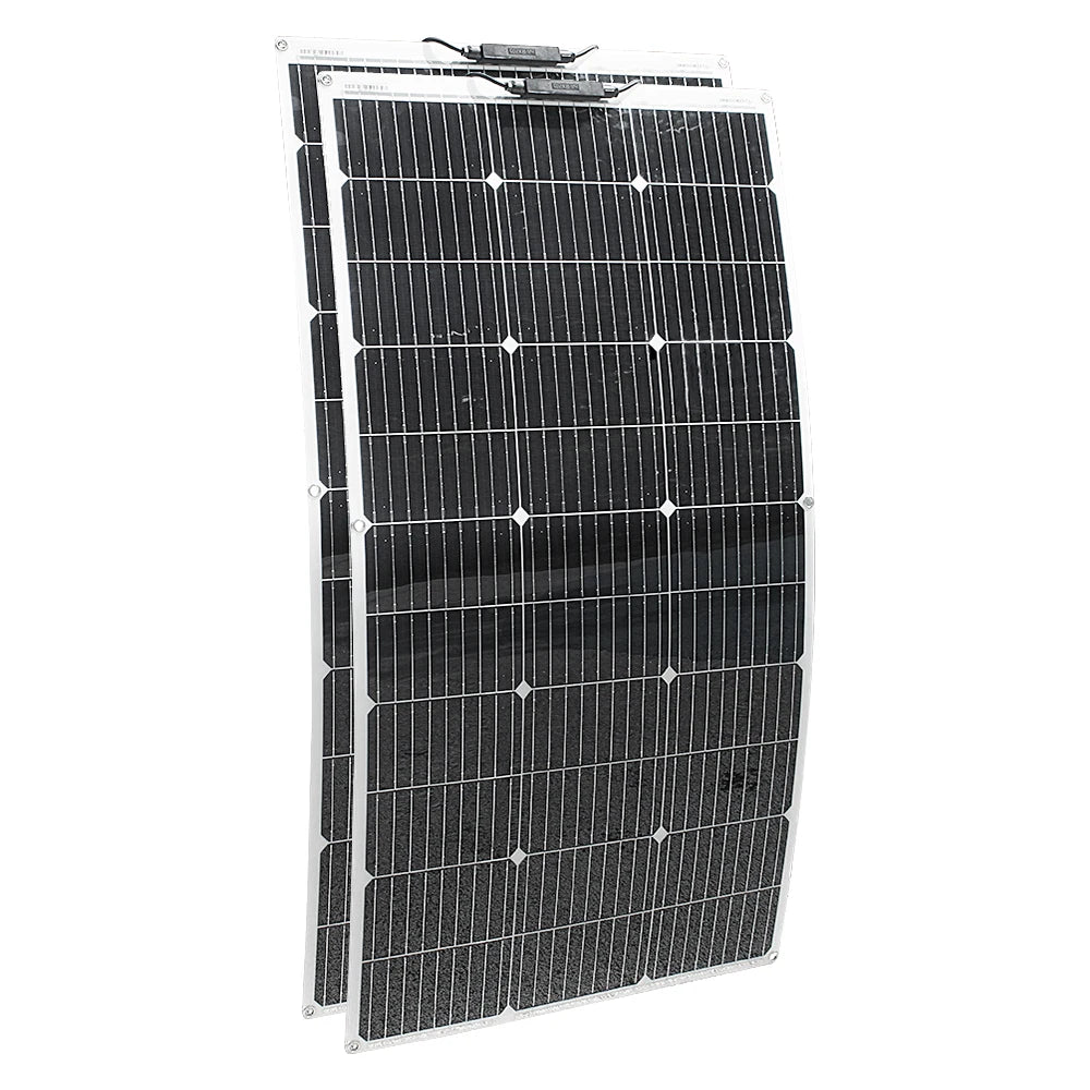 100W гъвкав монокристален соларен панел 12V/24V