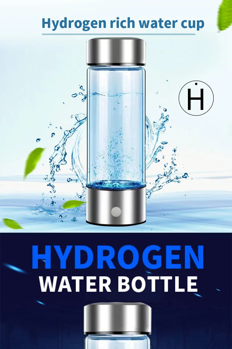Portable Hydrogen-Rich Water Cup USB Rechargeable 420ml