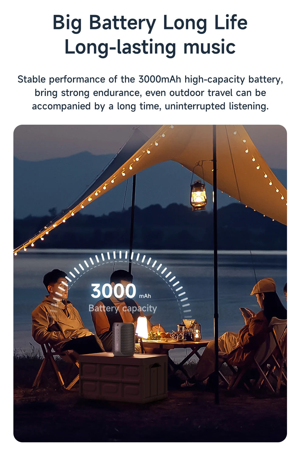 Zealot-S32PRO Powerful Bluetooth Speaker, Bass Wireless, LED Light, Outdoor Speakers, Subwoofer, Waterproof Sound Box Support 