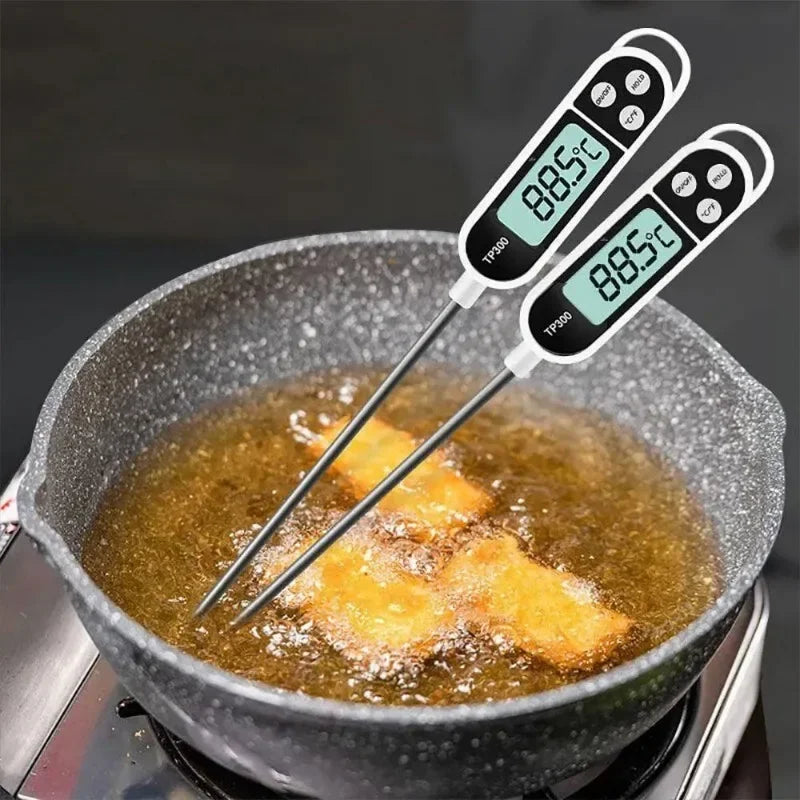 Food Thermometer TP300 Digital Kitchen Water Oil Thermometer for Meat Cooking Food Probe BBQ Electronic Oven Kitchen Tools 