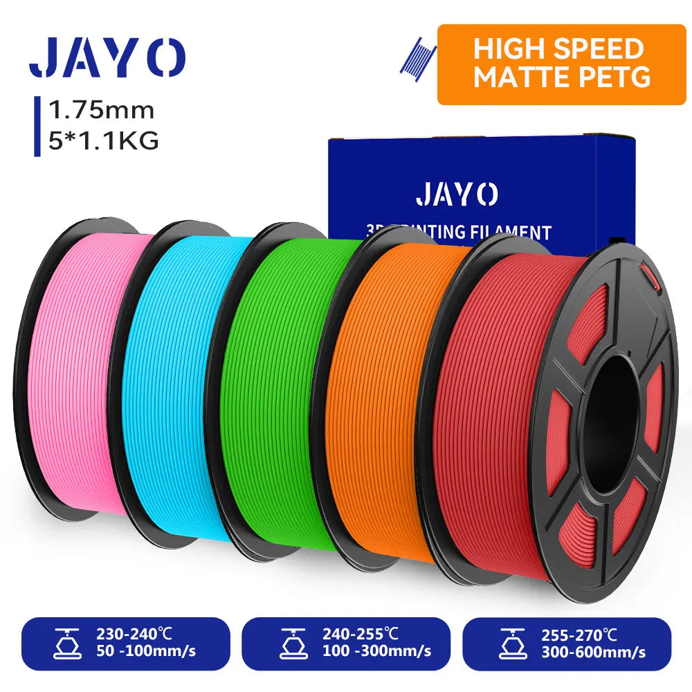 High Speed PETG Filament 1.75mm Matte 3D Printing Material