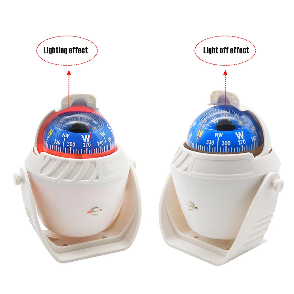 Pomorski kompas z 12 V LED osvetlitvijo