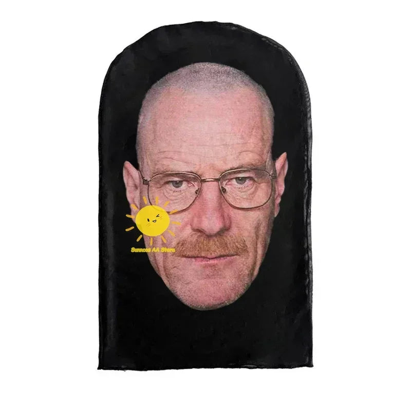 New 3D Printed Kanye Mask Drake Elastic Mesh Full Face Mask for Unisex Cosplay Headwear Party Simulation Balaclava Hat Headgear 