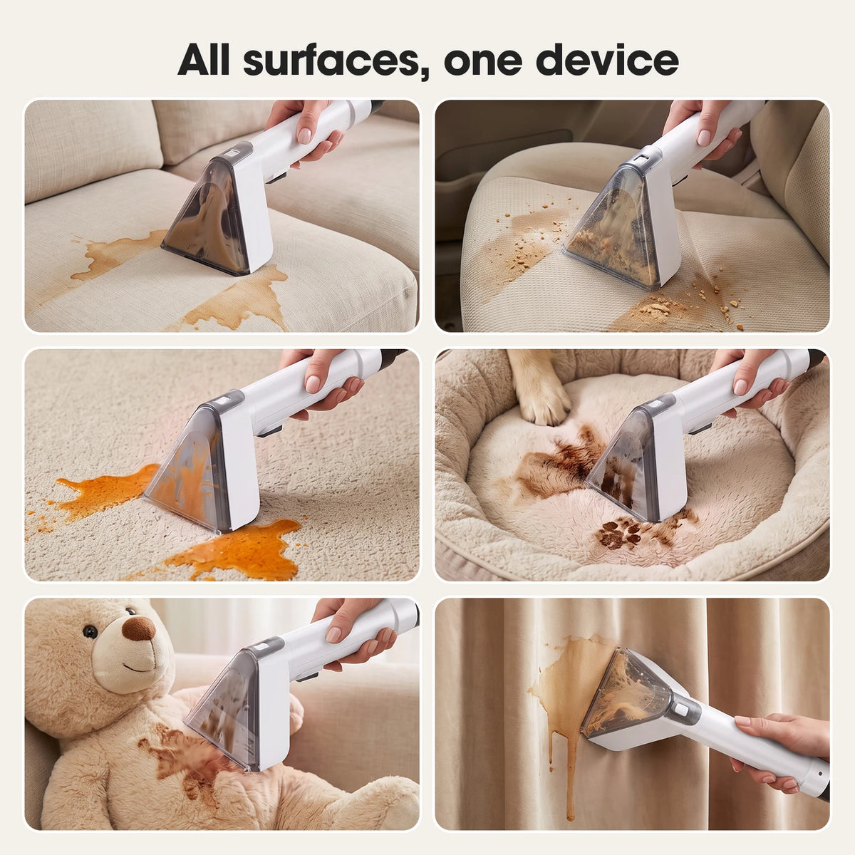 Portable Carpet and Upholstery Spot Cleaner Vacuum 16kPa