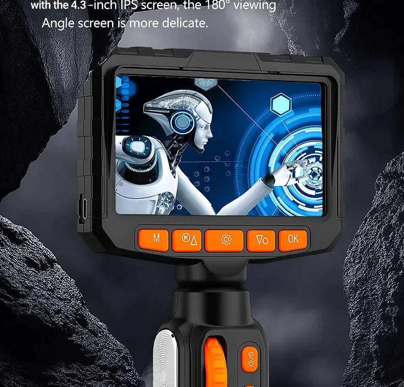 Articulating Inspection Camera with LCD Screen