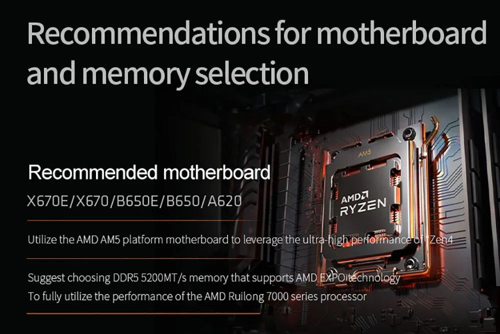 Procesor AMD Ryzen 5 7500F 6-jadrový AM5 stolný CPU