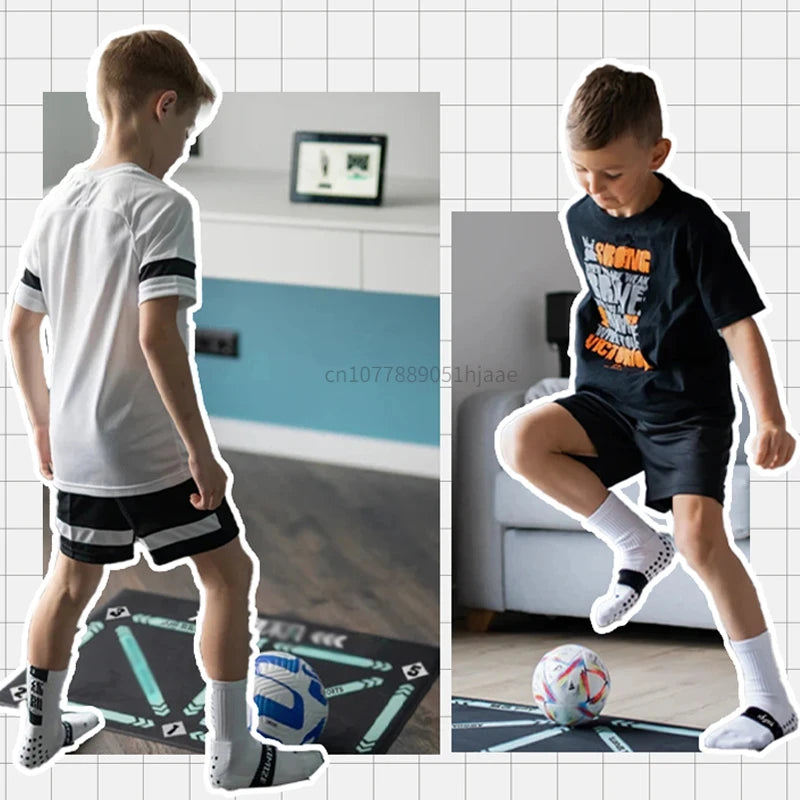 90cm Football Training Mat Durable Non Slip Foldable Kids Adults Dribble Training Mat Football Training Indoor Ourdoor Equipment 