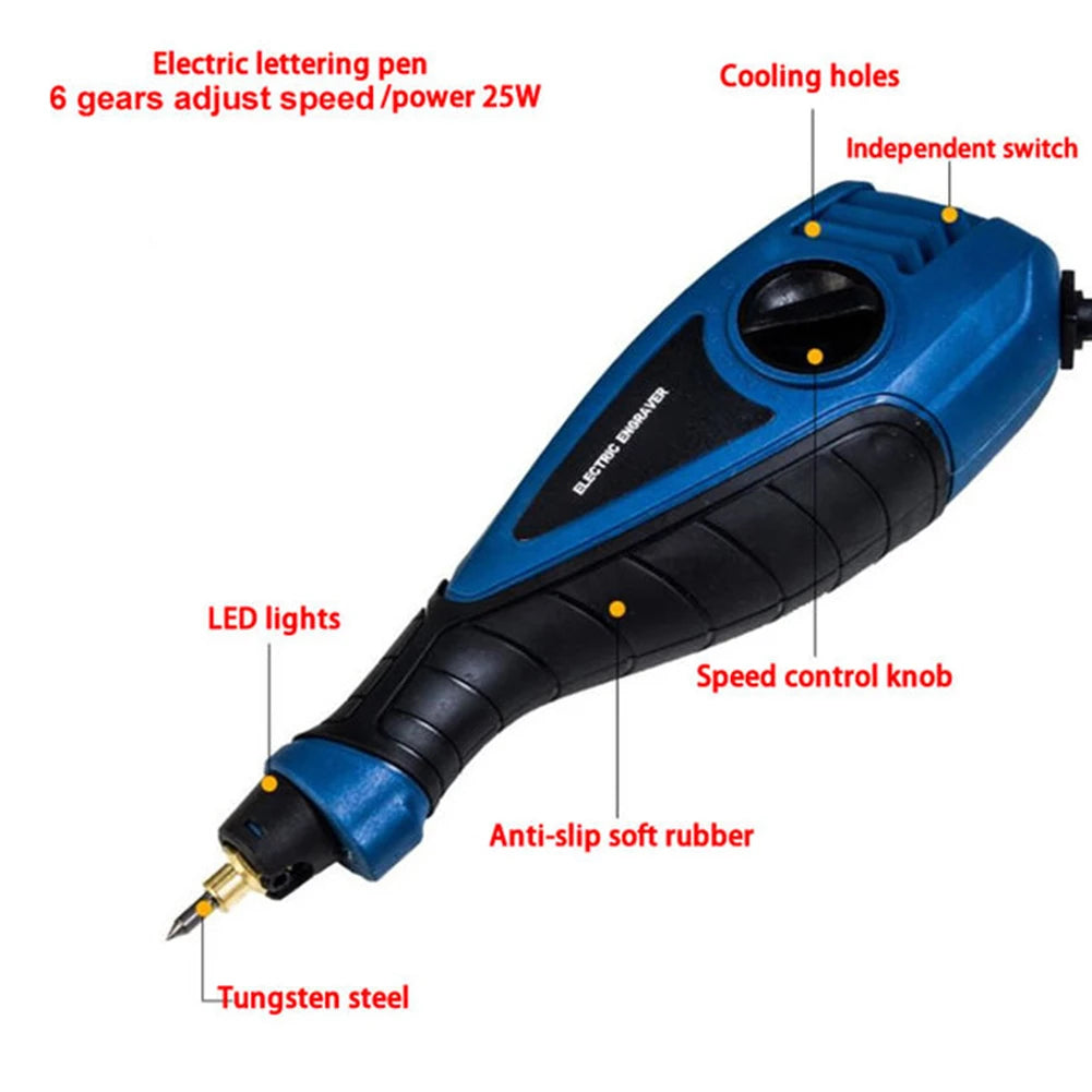 25 W Electric Engraving Pen for Metal, Glass and Wood