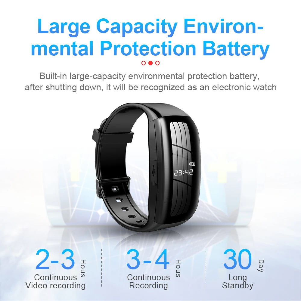 Digital Watch Mini Camera 1080p HD Wearable Camcorder Micro DV Action Voice Video Recorder  Body Cam