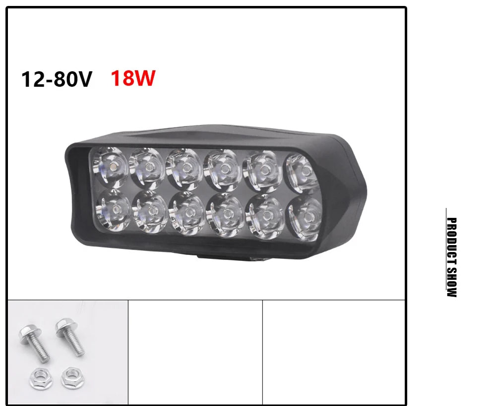 LED-hulpspot voor compatibele motorfietsen