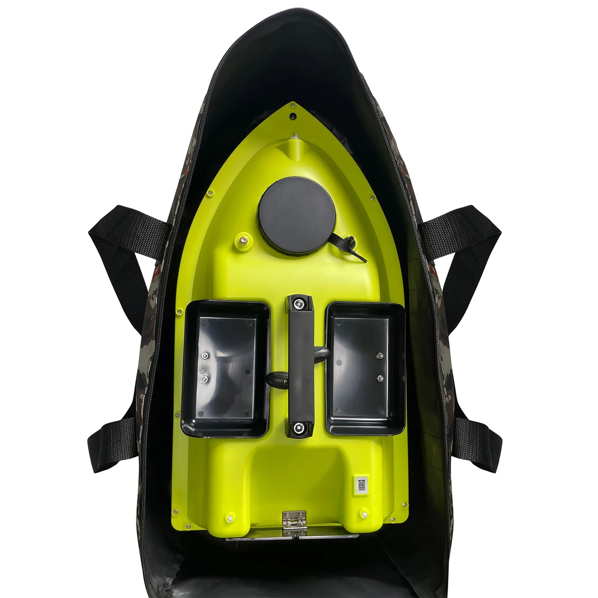 Bolsa impermeable para transportar un barco cebador