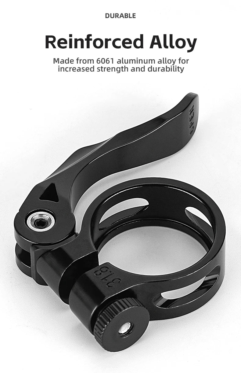 Quick Release Bicycle Seat Post Clamp Aluminum Alloy Bike Seat Clamp