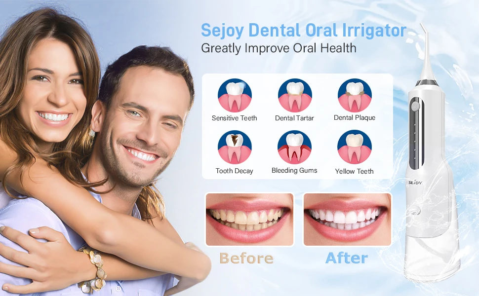 Cordless Electric Water Flosser for Powerful Everyday Oral Care