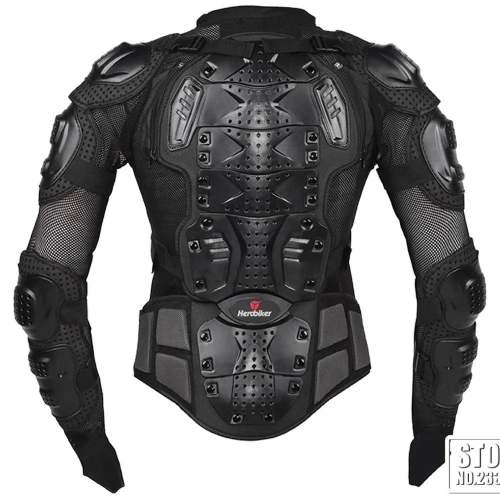 5XL Motorcycle Jackets Men's Full Body Armor Protection Jackets Motocross Enduro Racing Moto Protective Equipment Clothes 