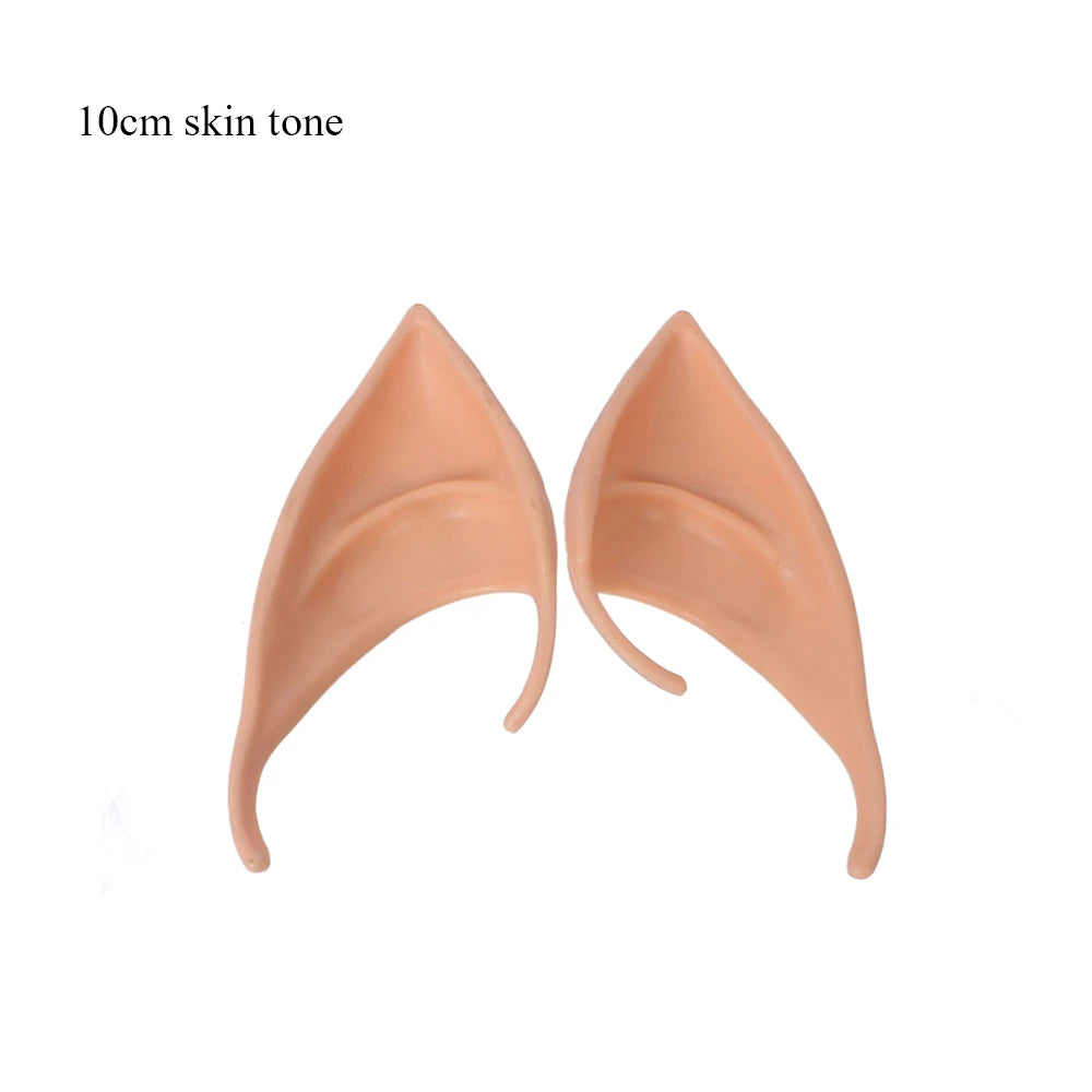 Mysterious Angel Elf Ears Latex Ears for Fairy Cosplay Costume Accessories Halloween Decoration Photo Props Adult Kids Toys 