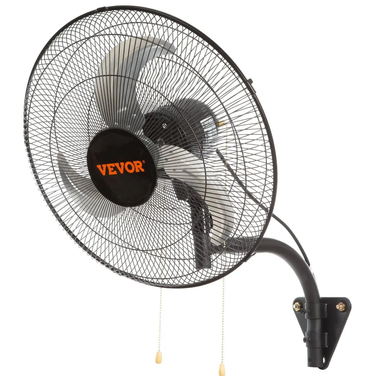 18" Vægmonteret Industriel Ventilator 4000 CFM 3-trins Oscillerende