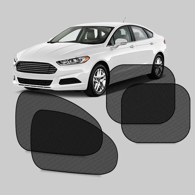 SEAMETAL 2Pcs Side Window Sun Shade for Car Mesh Curtains Sunmmer Sun Protection Window Screen Sunshade UV Blocker Anti-Glare