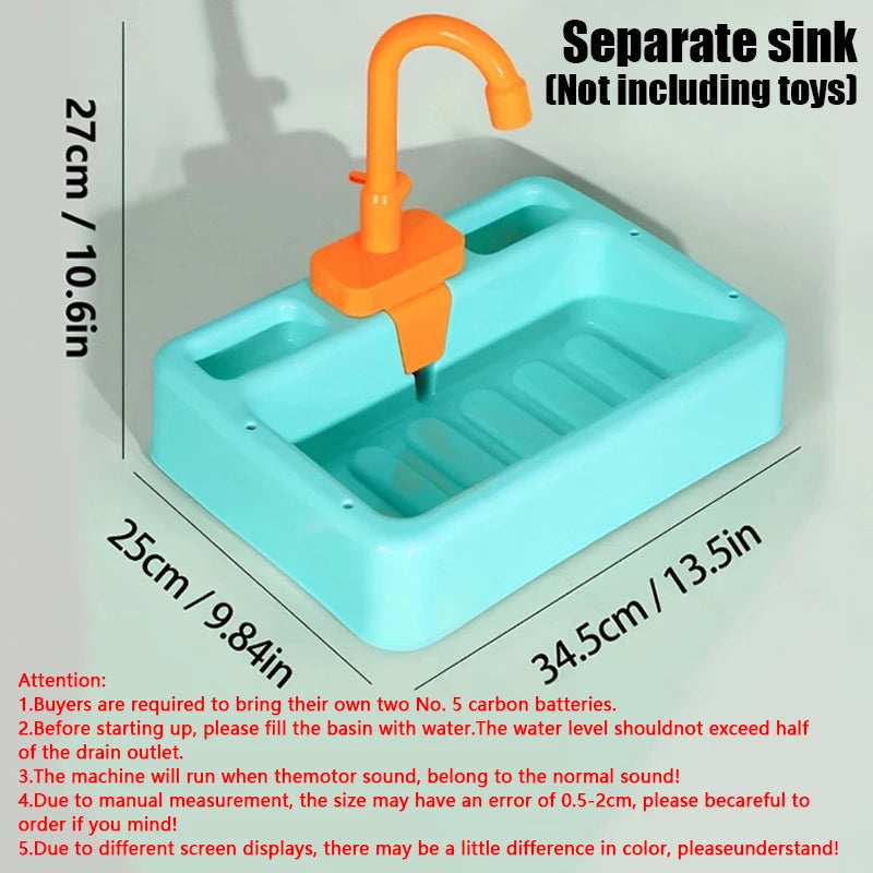 Pretend-Play Sink Set, Basin/Accessory Options