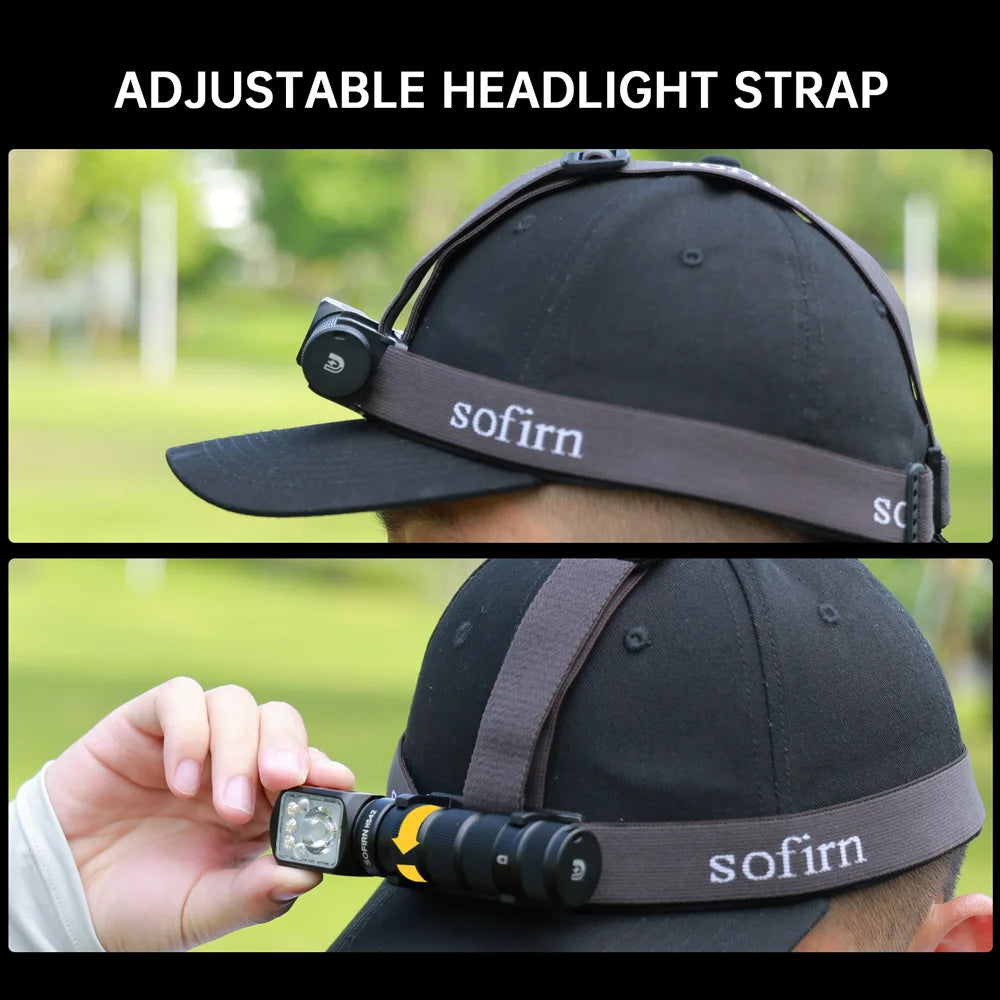 Sofirn HS42 Φακός κεφαλής 2100lm USB‑C Επαναφορτιζόμενος με Power Bank