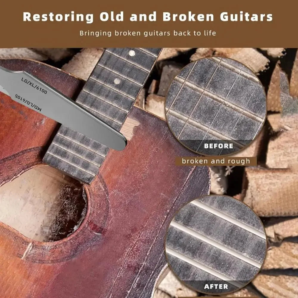 Dobbelt-sidet guitar fret file — 20 cm