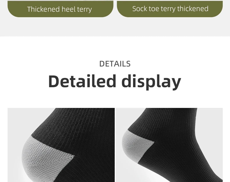 Waterproof Knee-High Hiking Socks for Outdoor, Snow, and Cycling