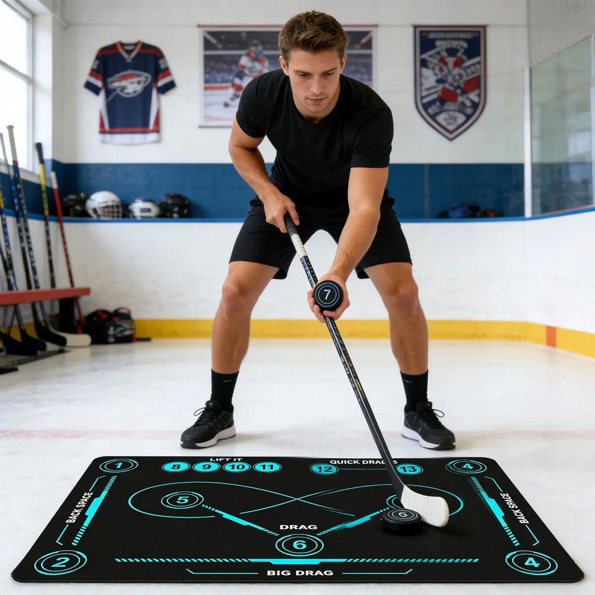 Roll-Up Sports Practice Mat - 50 x 80 cm