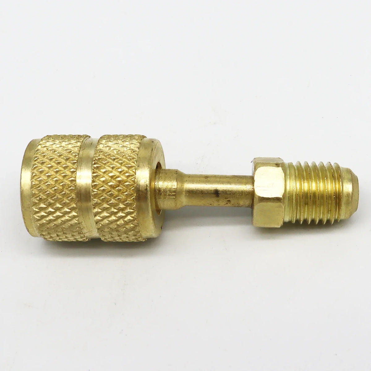 2 x R410A adapterek a légkondicionáló HVAC-hez, 5/16" SAE női to 1/4" SAE férfi flare