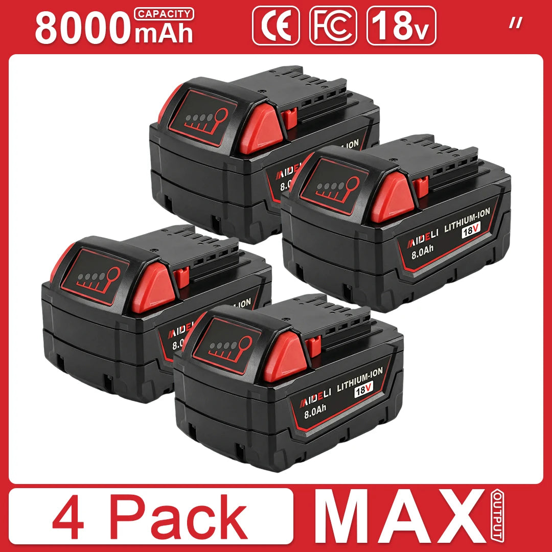 Replacement 18V Li-ion Battery 8.0Ah