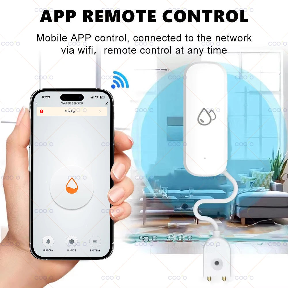 Tuya Zigbee 3.0 Water Leak Sensor with Remote Probe