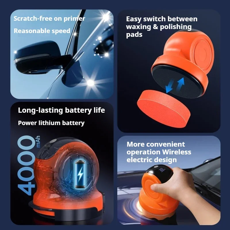 Car Polishing Machine Wireless Polishing and Waxing Artifact Polishing