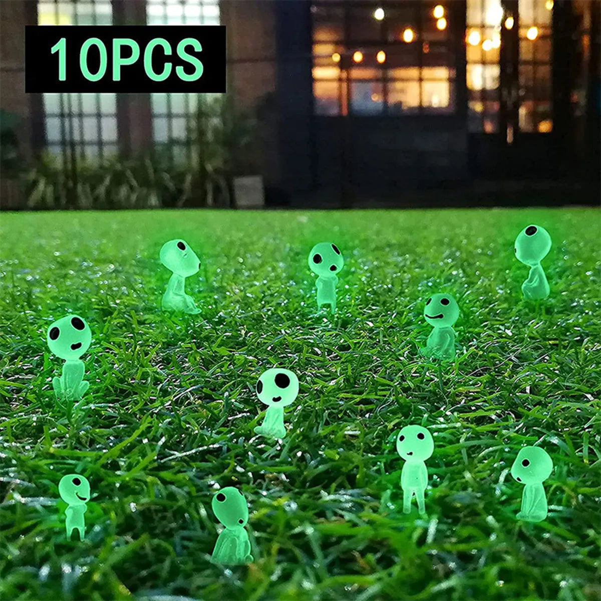 10pc Miniature Landscape Decoration Glow in the Dark Princess Shaped Home Decoration Garden Decoration Ornament Glow in the Dark 