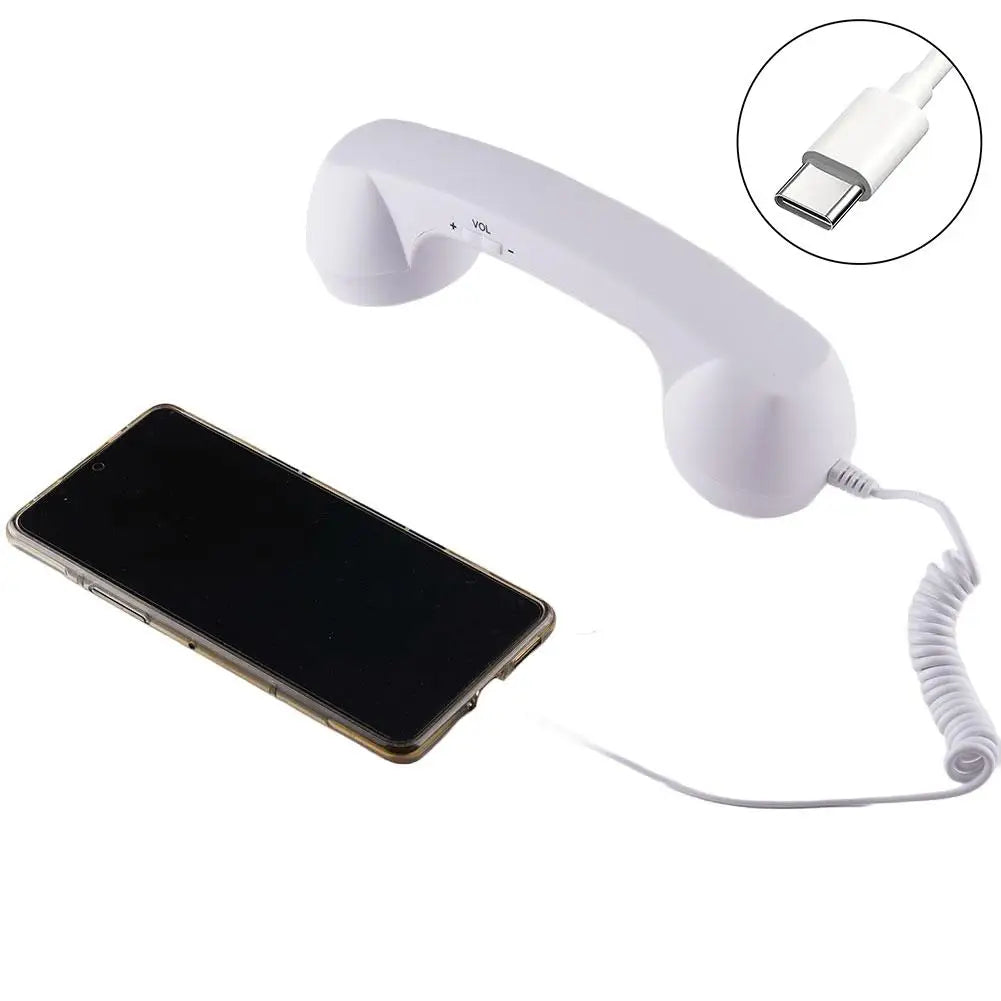 Auricular telefónico con micrófono y conector Type-C