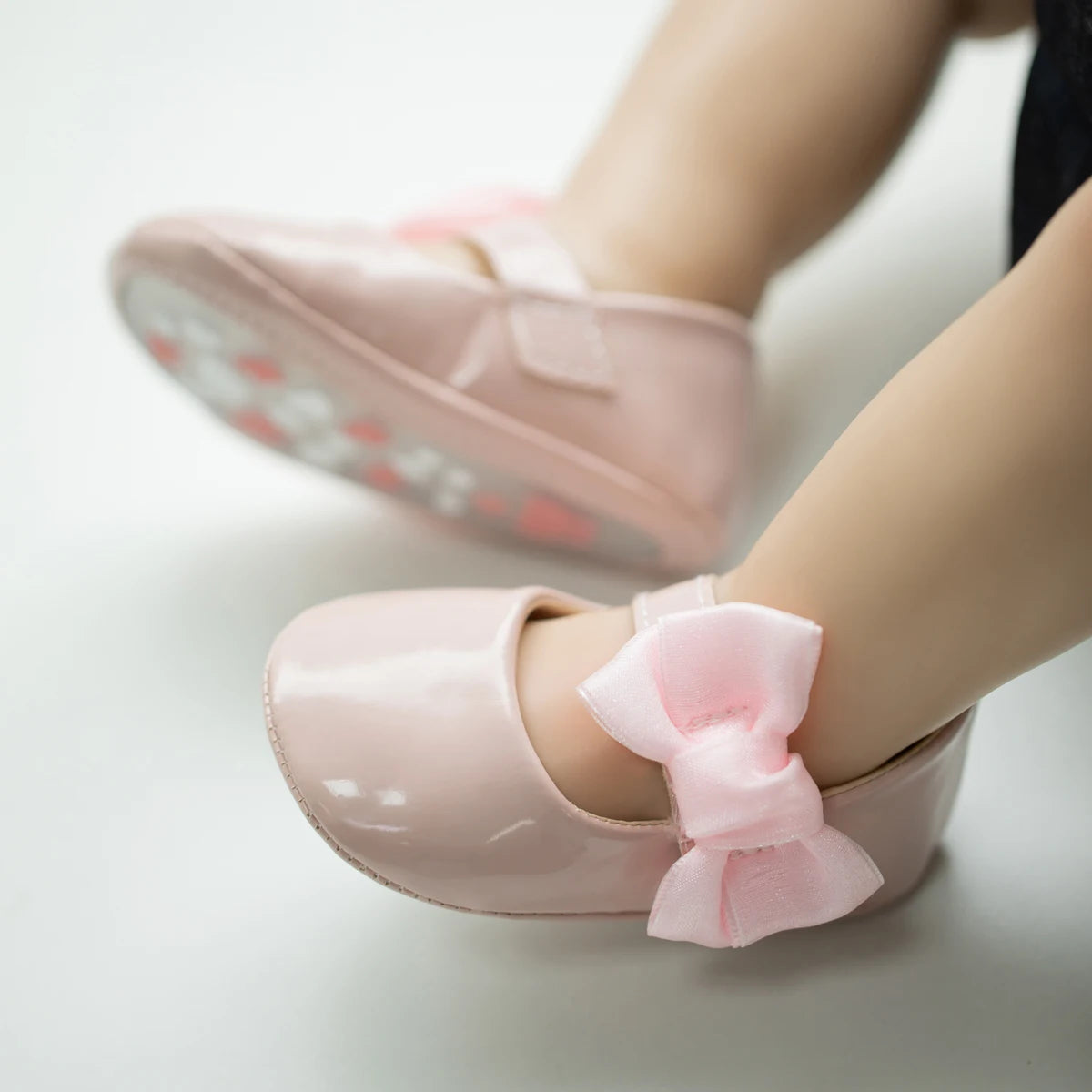 Baby Princess PU Toddler Shoes with Bow