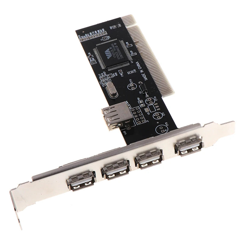 USB 2.0 PCI-utvidelseskort med fire eksterne porter