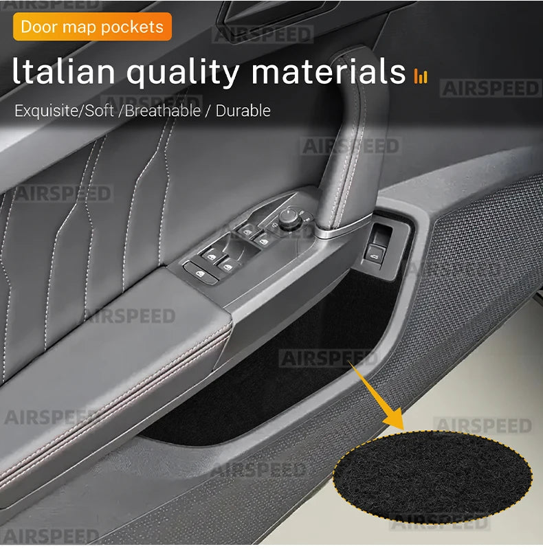 Car Front Rear Door Map Pocket Sticker for Seat Leon and Cupra