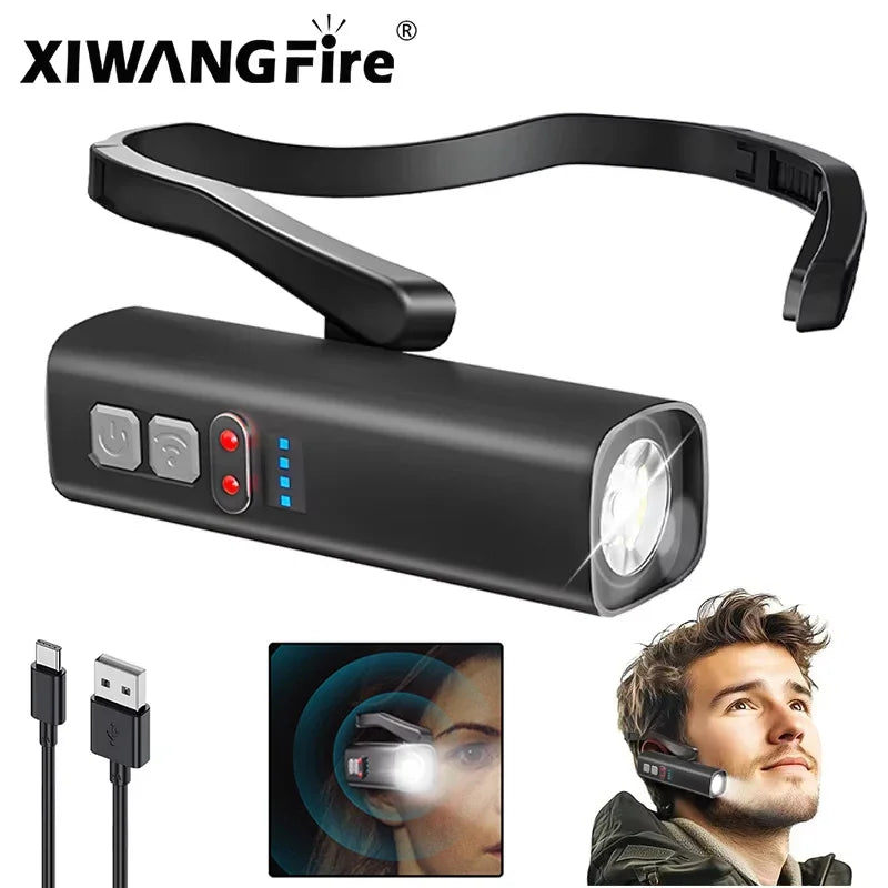 Oplaadbare LED-hoofdlamp en batterij-accessoire-opties