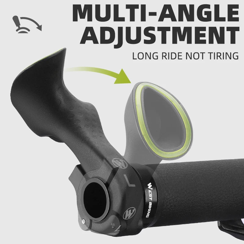 Extender ergonomici per manubrio bicicletta West Biking — coppia