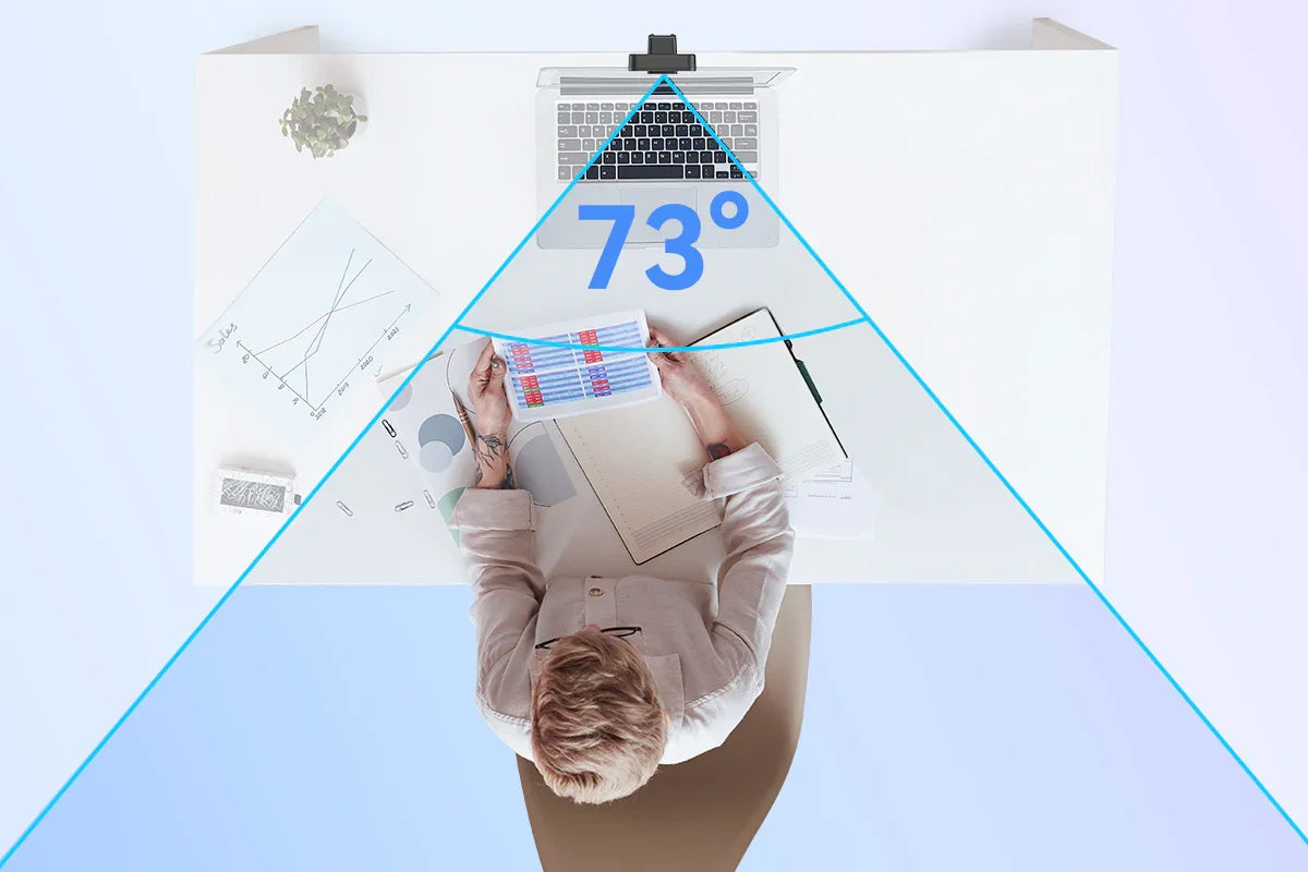 4K Webcam 1440P 2K Webcamera 1080P EMEET C60E Autofocus USB Computer Camera voor Wonen/ Video Bellen/ Conferentie