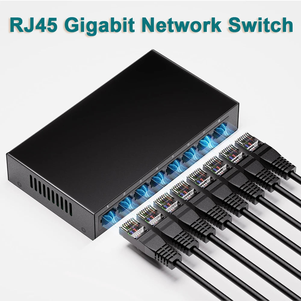 Gigabit Ethernet Switch - Five or Eight Ports