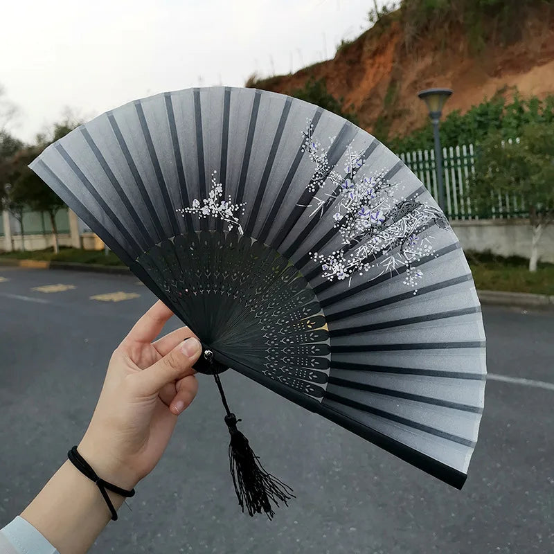 Folding Bamboo Hand Fan in Chinese Style