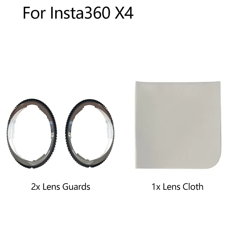Protections d’objectif pour Insta360 X6 X5 X4 X3 One X2, accessoires, cache de protection d’objectif anti-rayures pour Insta 360, capuchon d’objectif de protection