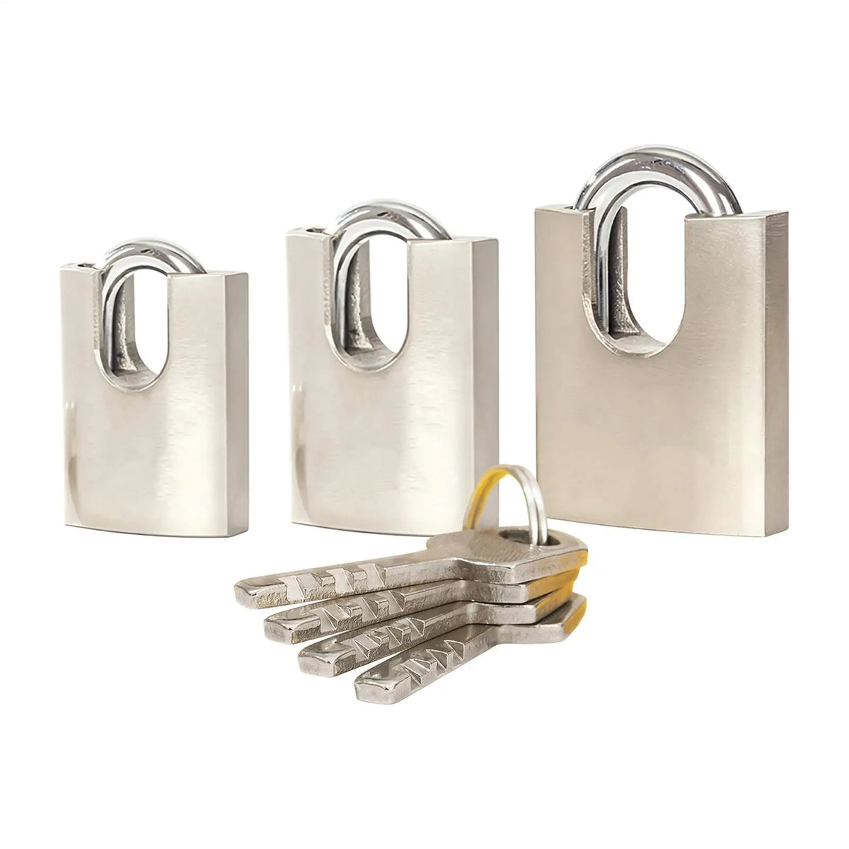 Cadenas d’extérieur avec anse en acier trempé