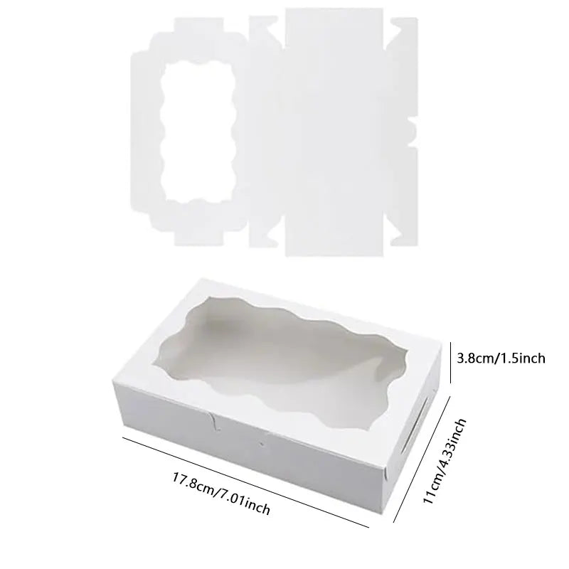 Kraft Paper Gift Boxes for Cookies, Bread, Candy and Gifts