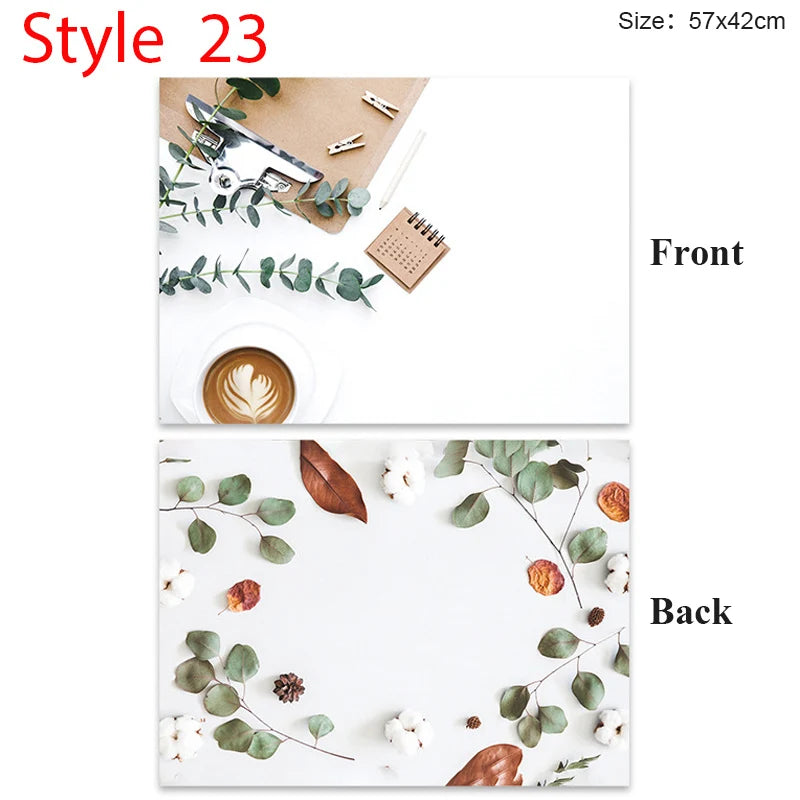 Double-Sided Photo Background Sheet, 57 × 42cm
