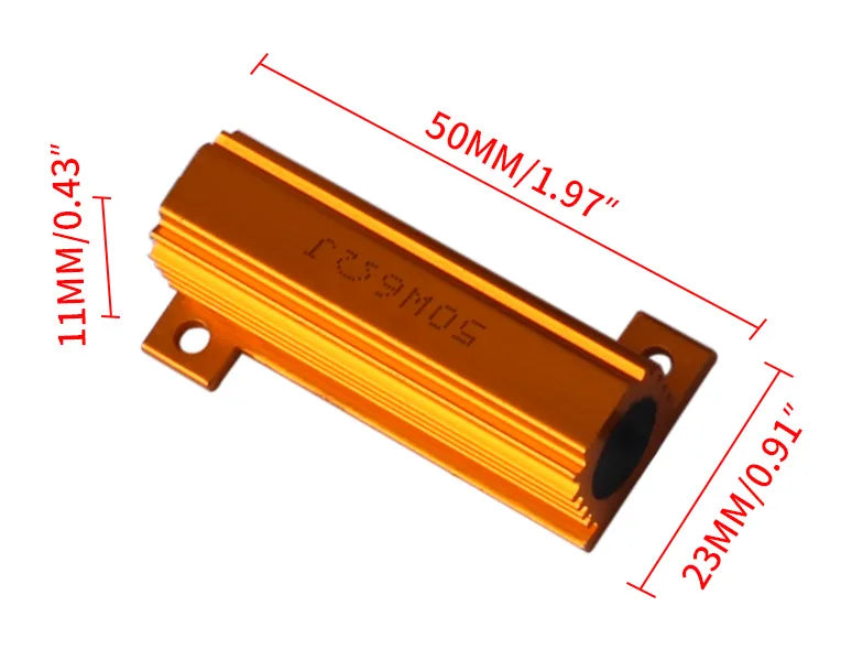 Dual Color LED Bulbs 2-Pack for Turn Signal and DRL
