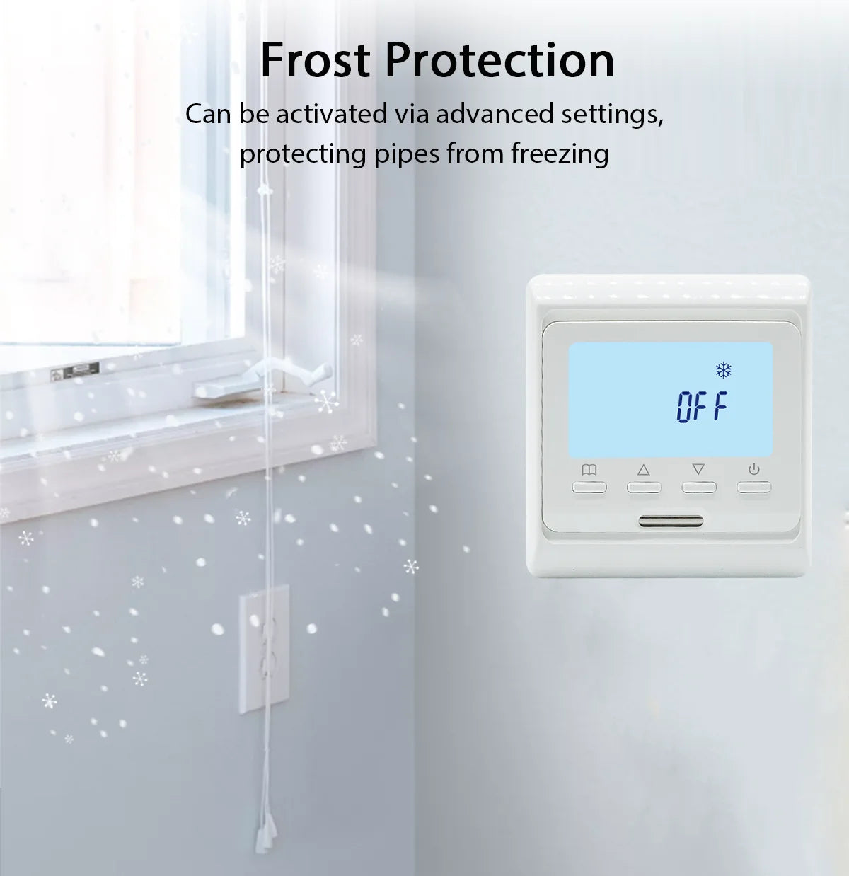 Heating Thermostat - Wi-Fi and Standard Options